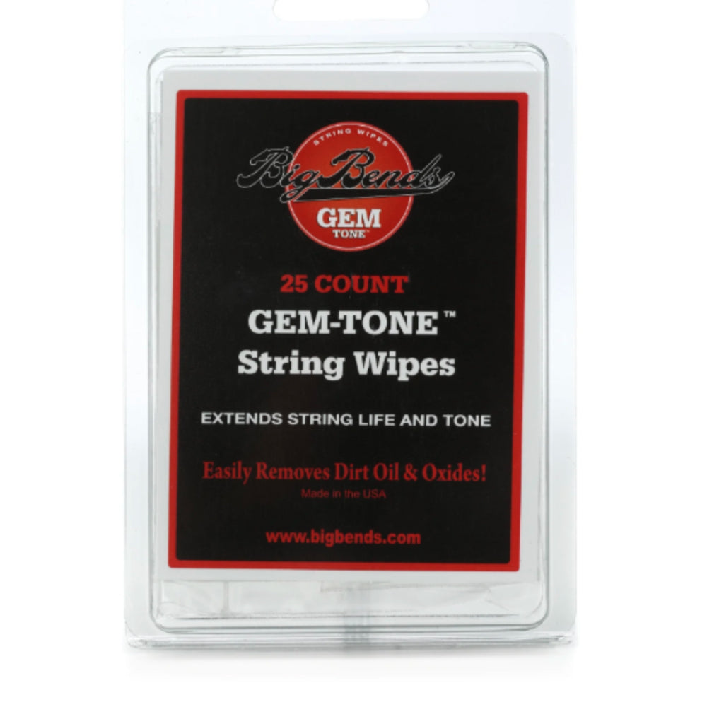 Big Bends GEM-TONE String Wipes 25 Count