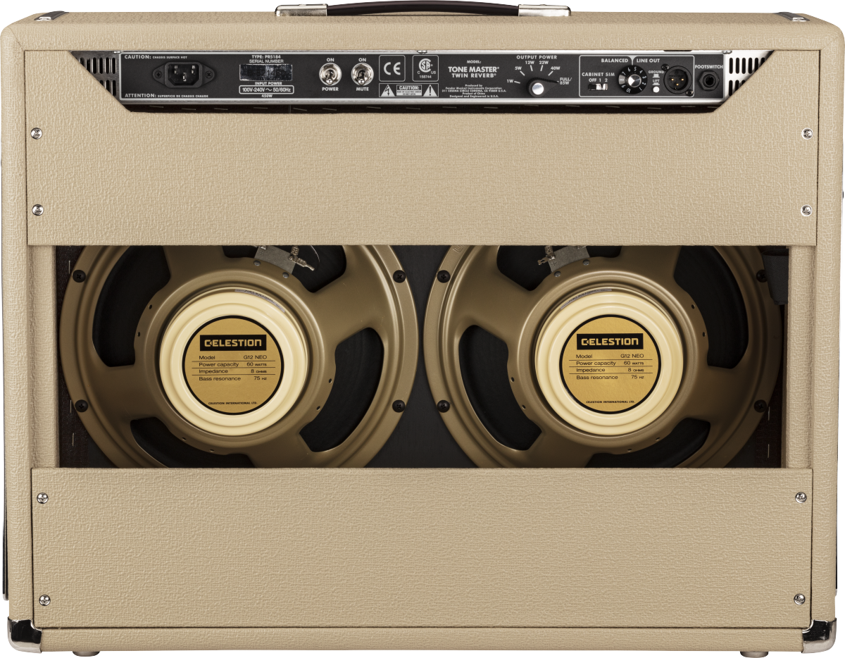 Fender Tone Master Twin Reverb Amplifier, Blonde, 120V