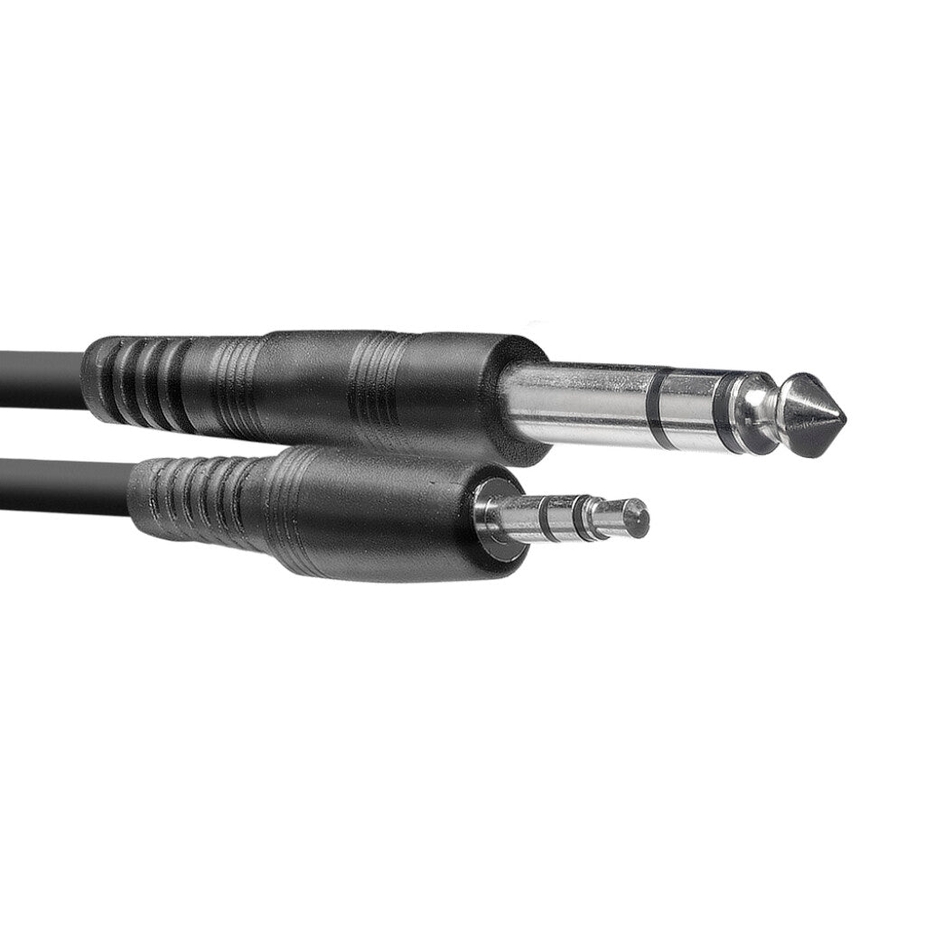 Stagg 10' Audio Cable, 1/4" Jack to 3.5mm Mini Jack