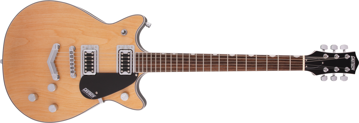 Gretsch G5222 Electromatic Double Jet BT w/ V-Stoptail, Laurel Fingerboard, Aged Natural