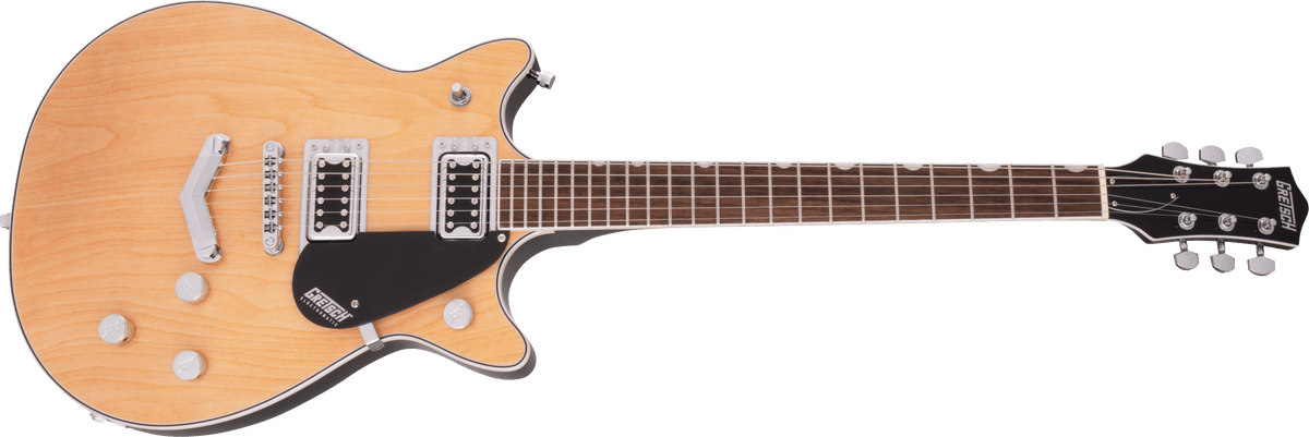 Gretsch G5222 Electromatic Double Jet BT w/ V-Stoptail, Laurel Fingerboard, Aged Natural