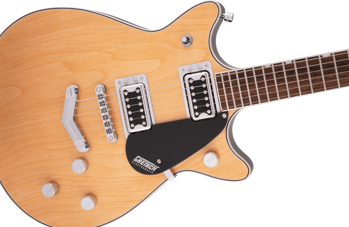 Gretsch G5222 Electromatic Double Jet BT w/ V-Stoptail, Laurel Fingerboard, Aged Natural