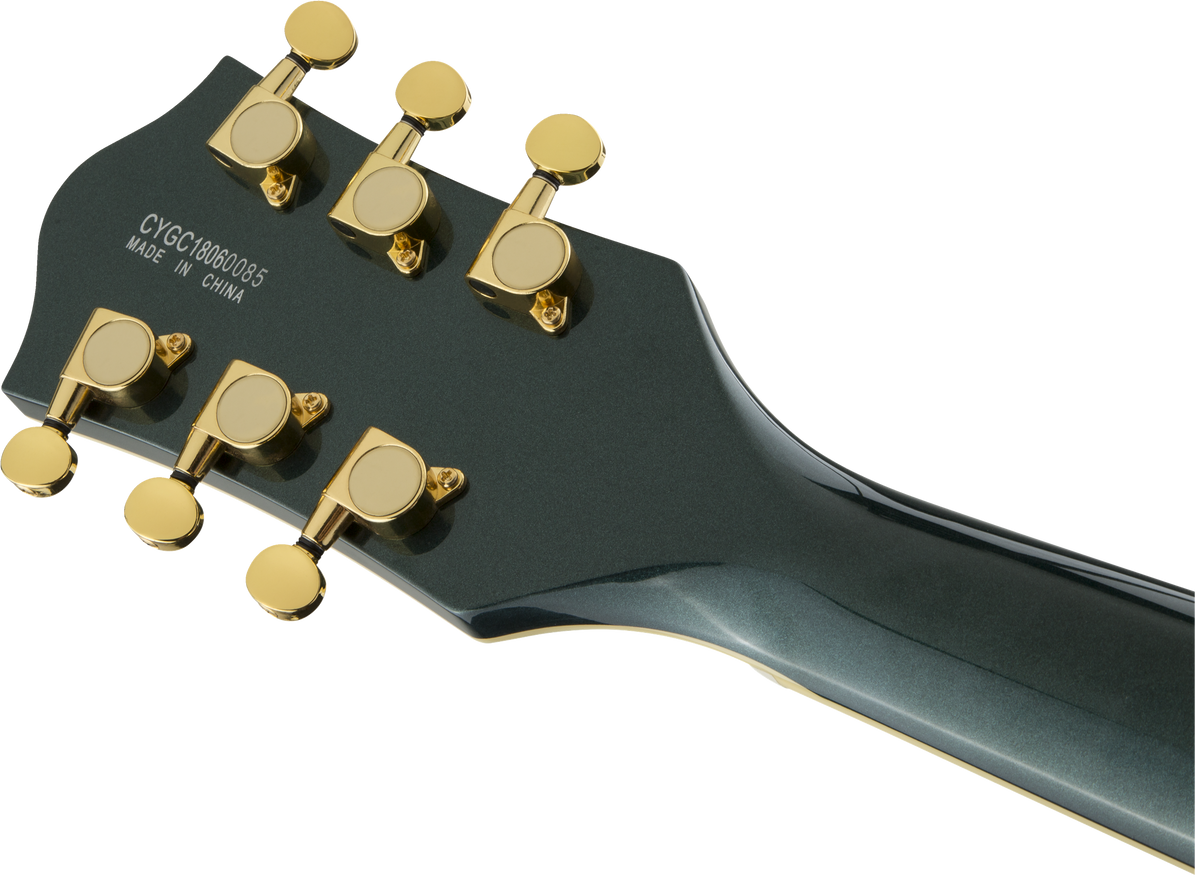 Gretsch G5655TG Electromatic Center Block Jr. Single-Cut w/ Bigsby and Gold Hardware, Laurel Fingerboard, Cadillac Green