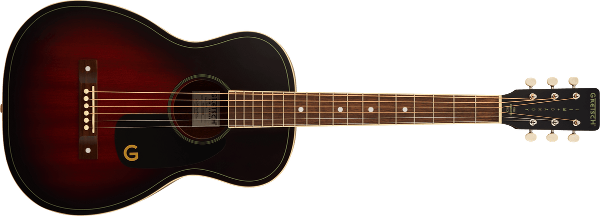 Gretsch Jim Dandy Parlor Guitar, Walnut Fingerboard, Deep Cherry Burst