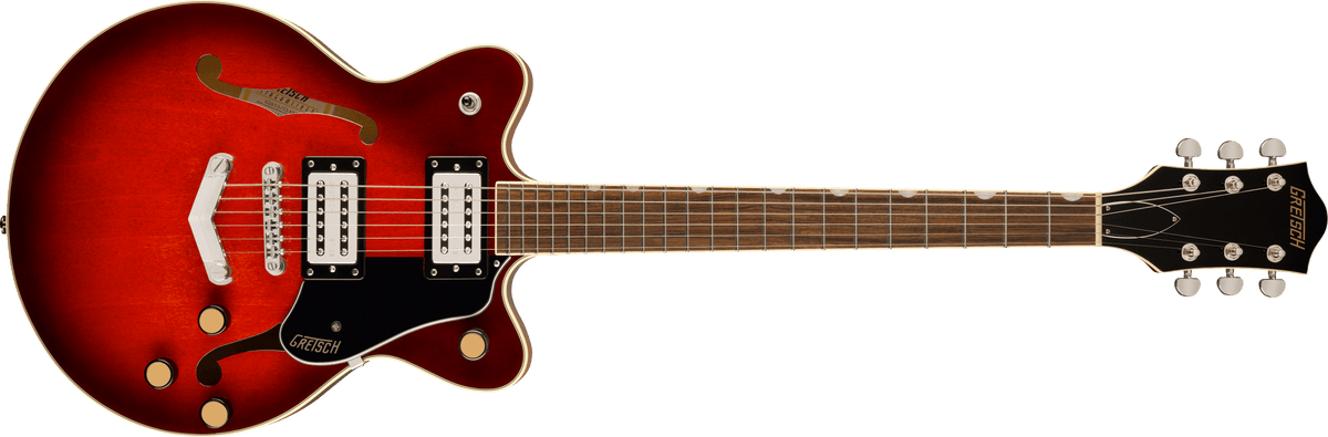 Gretsch G2655 Streamliner Center Block Jr. Double-Cut w/ V-Stoptail, Laurel Fingerboard, Claret Burst
