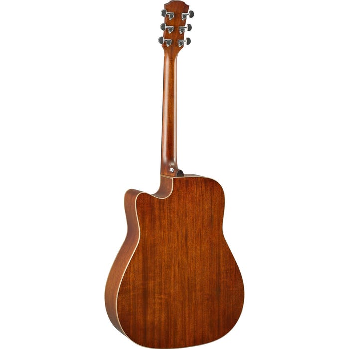 Yamaha A1M Folk Cutaway Acoustic-Electric Guitar, Mahogany, Vintage Natural