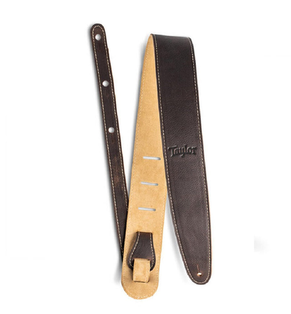 Taylor 2.5" Leather Guitar Strap w/ Suede Back