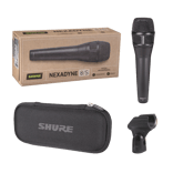 Shure Nexadyne 8/S Vocal Microphone w/ Supercardioid Pattern, XLR, Black