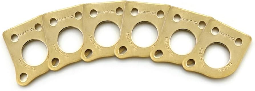Graph Tech Ratio InvisMatch Premium Tuning Key Plates For 45° Screw Holes