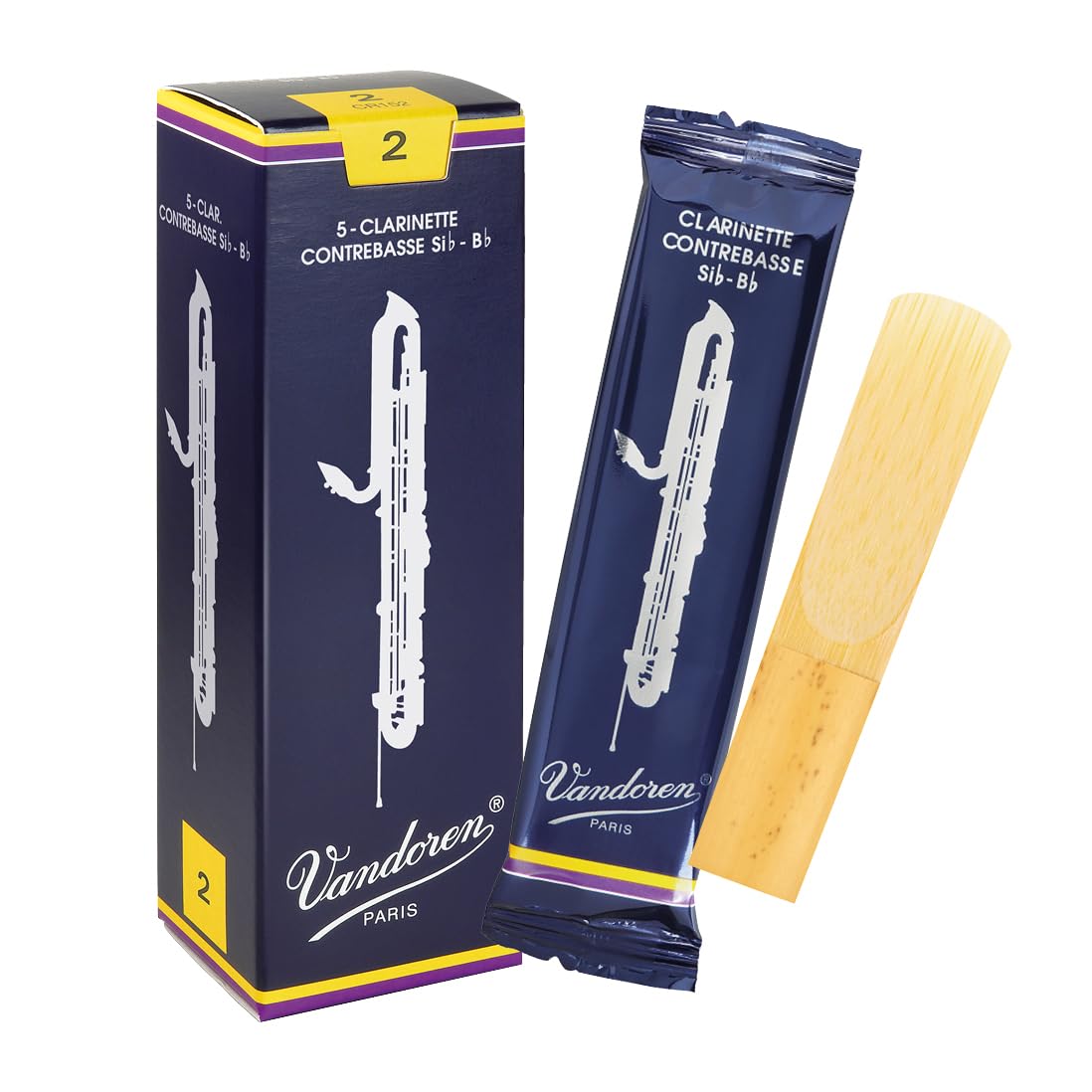 Vandoren Contrabass Clarinet Traditional Reeds (Box of 5)