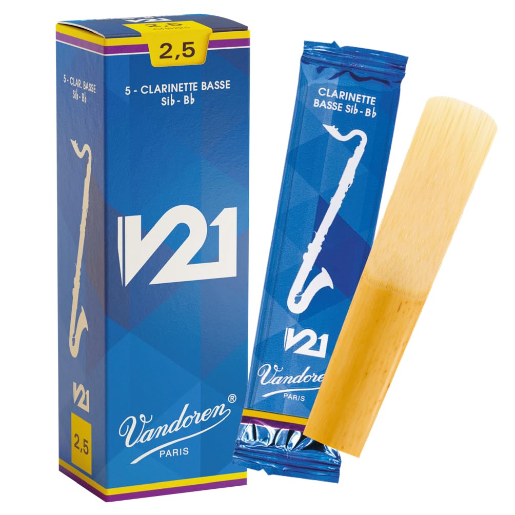 Vandoren Bass Clarinet V21 Reeds (Box of 5)