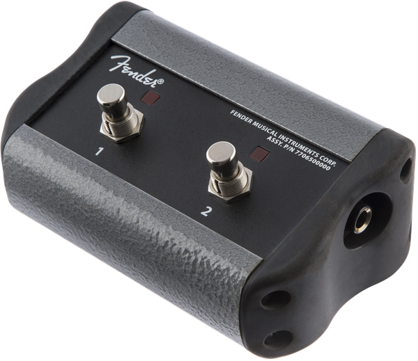 Fender 2-Button Footswitch for Acoustic Pro/SFX, Black
