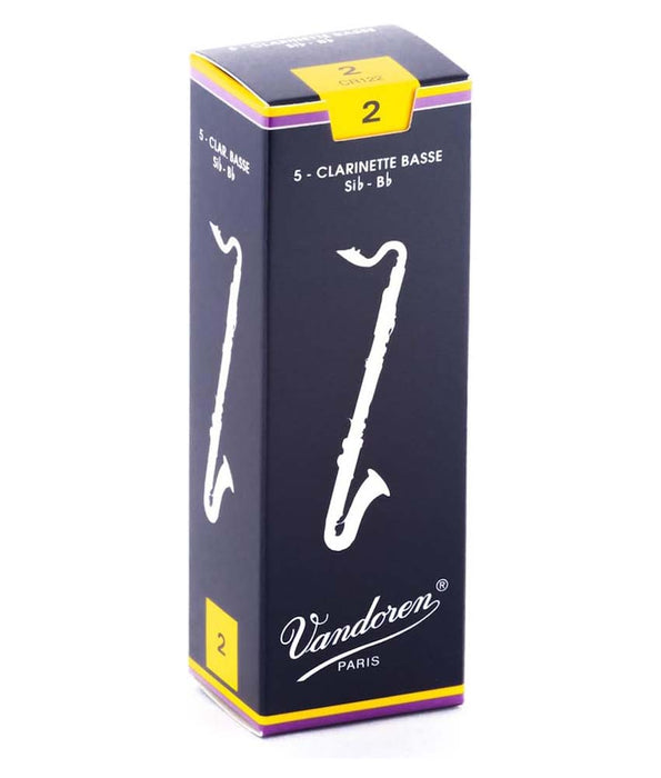 Vandoren Bass Clarinet Traditional Reeds (Box of 5)