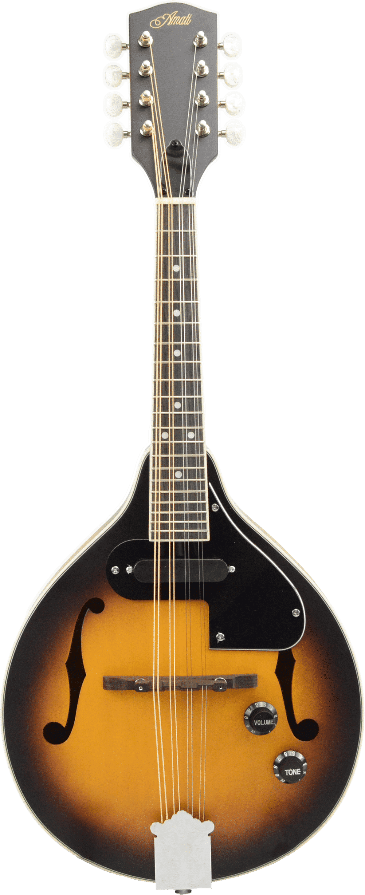 Amati A001EQ A-Style Mandolin, Poplar Top/Back/Sides w/ Pickup