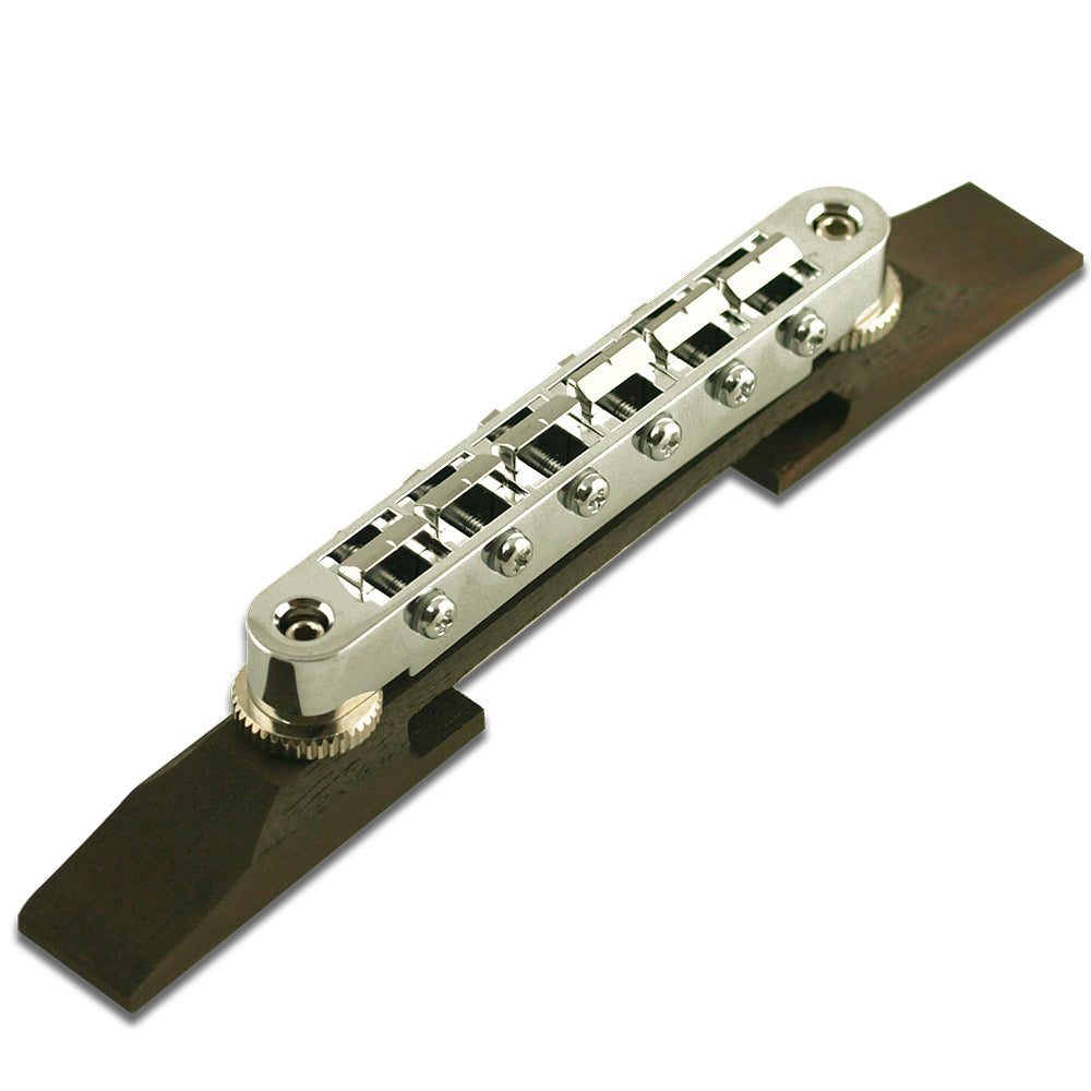 ARCHTOP BRIDGE & TUNEMATIC BRIDGE KIT - EBONY/CHROME
