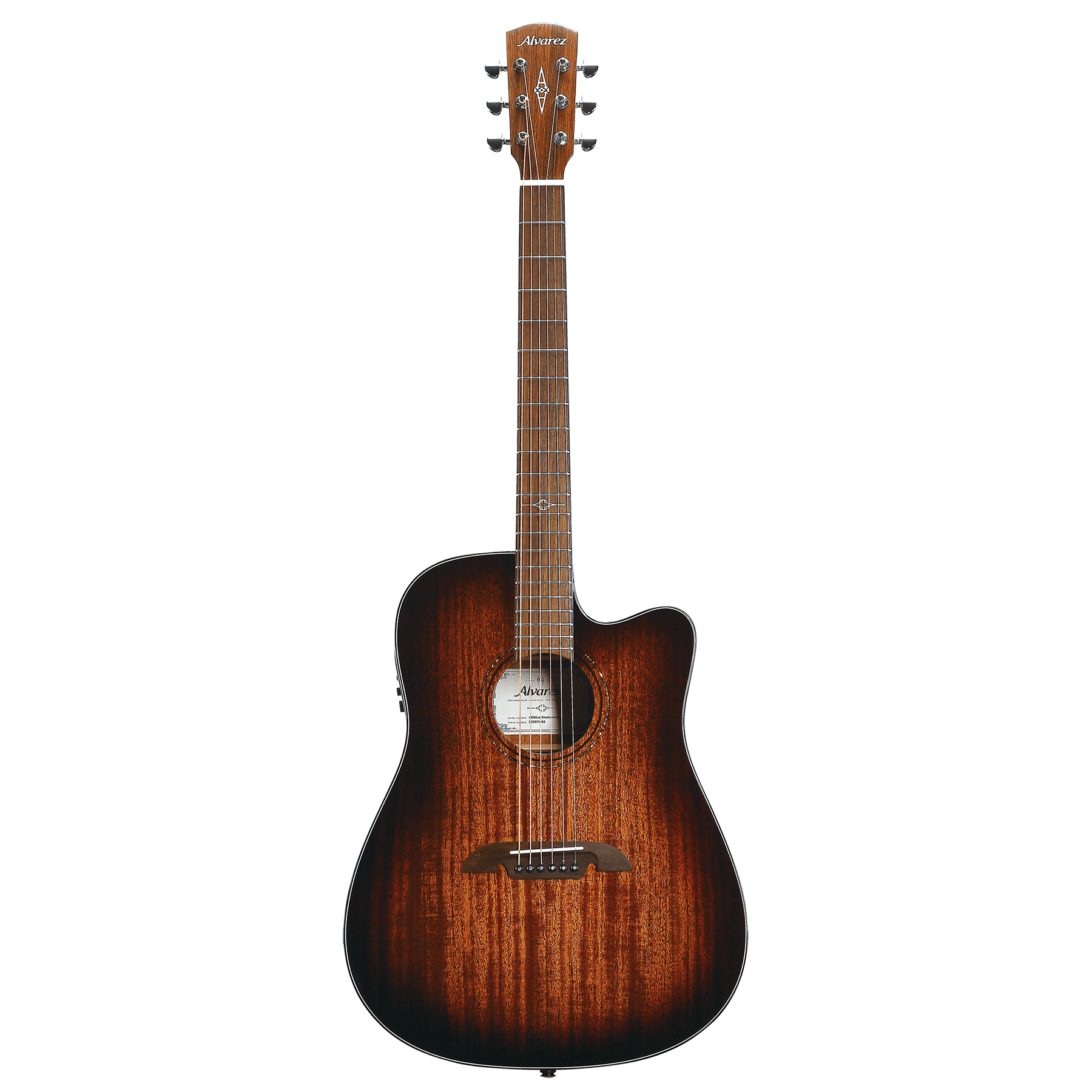Alvarez AD66CE Artist Dreadnought Acoustic-Electric Guitar, w/ Cutaway, Shadowburst