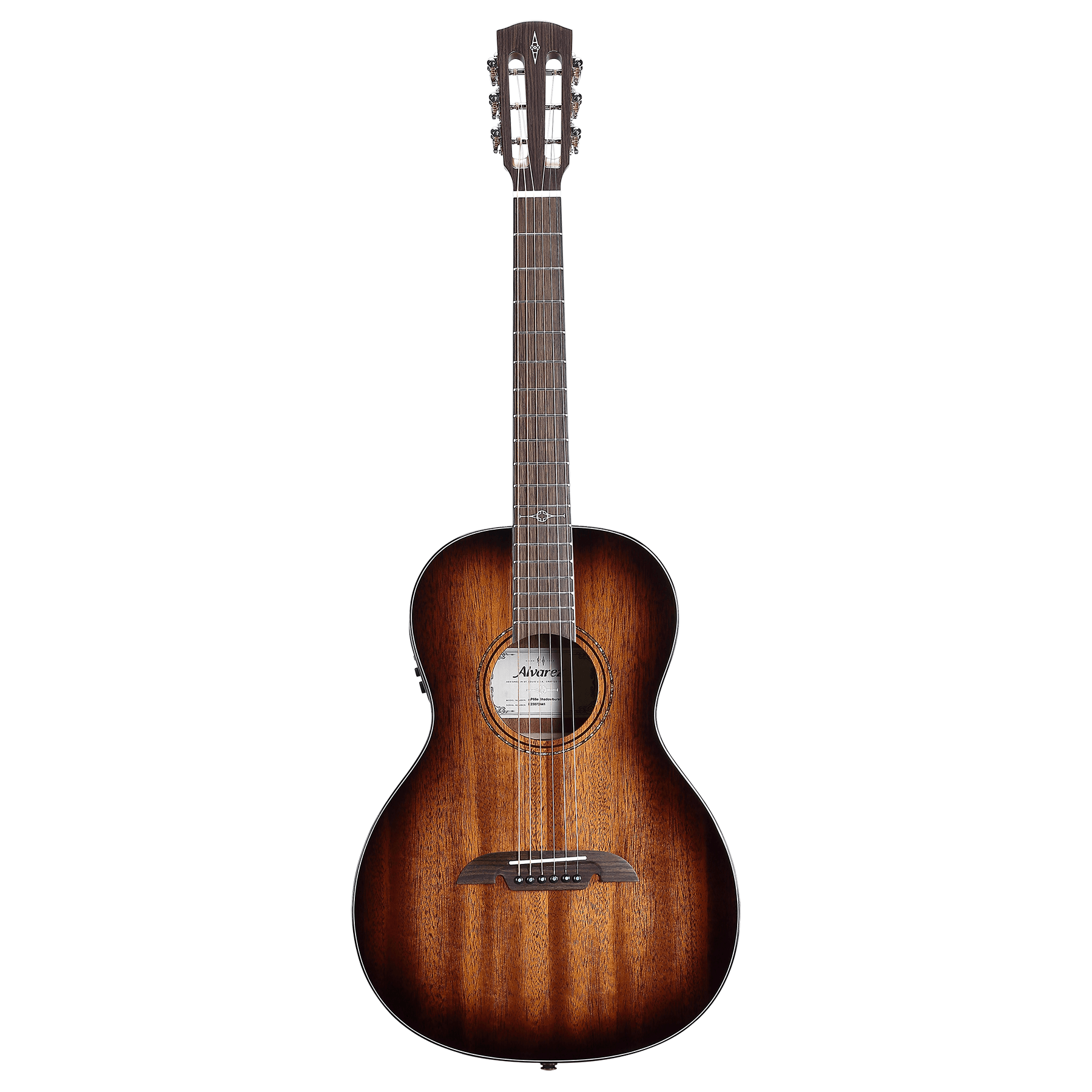 Alvarez AP66E Artist Series Acoustic/Electric Parlor Guitar, Shadowburst