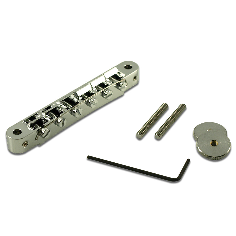 TonePros AVR2 ABR-1 Style Tunematic Bridge, Un-Notched Saddles
