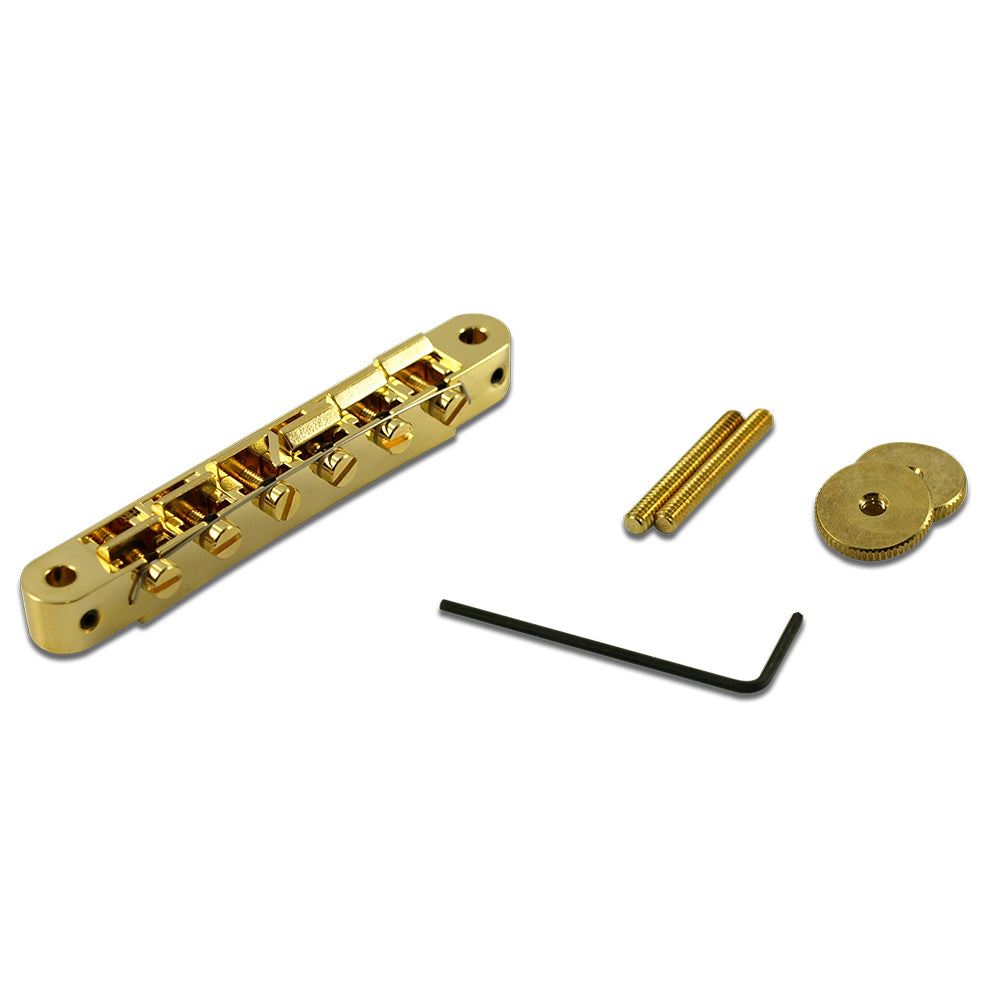 TonePros AVR2 ABR-1 Style Tunematic Bridge, Un-Notched Saddles