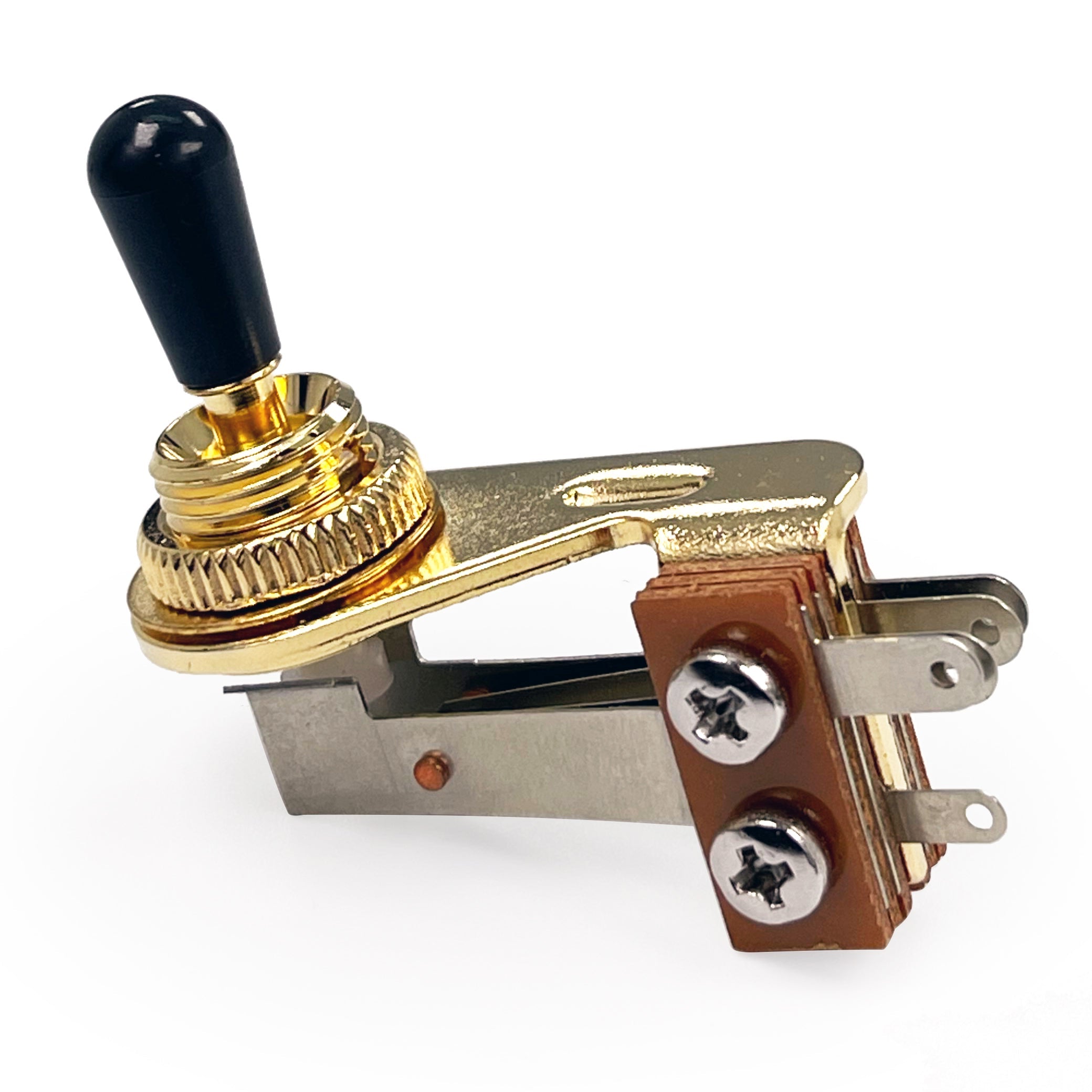 AxLabs 3-Way Right Angle 2-Pole, 4-Lug Toggle Switch, Gold
