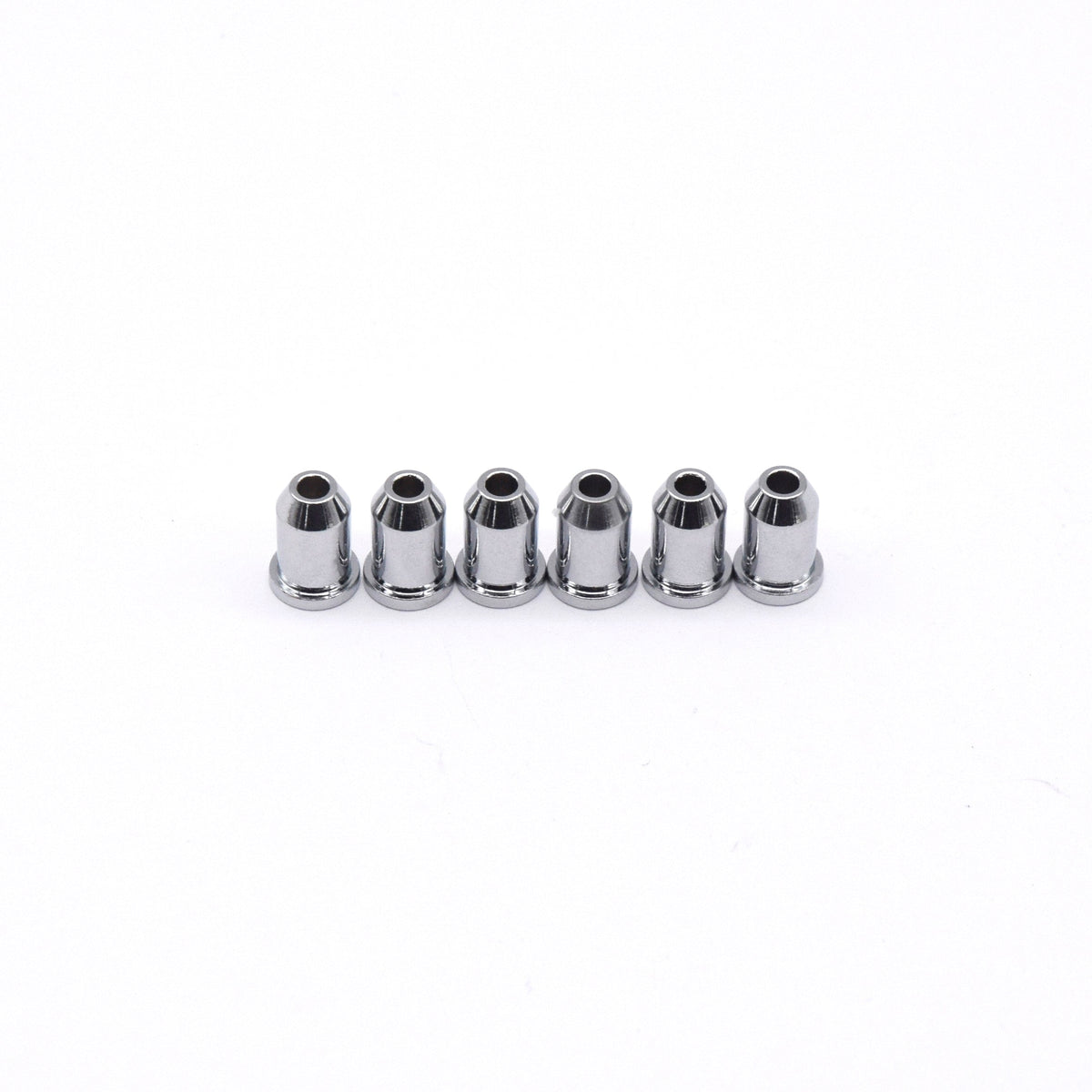 KD By AxLabs String-Through Bullet Ferrules (6), Chrome