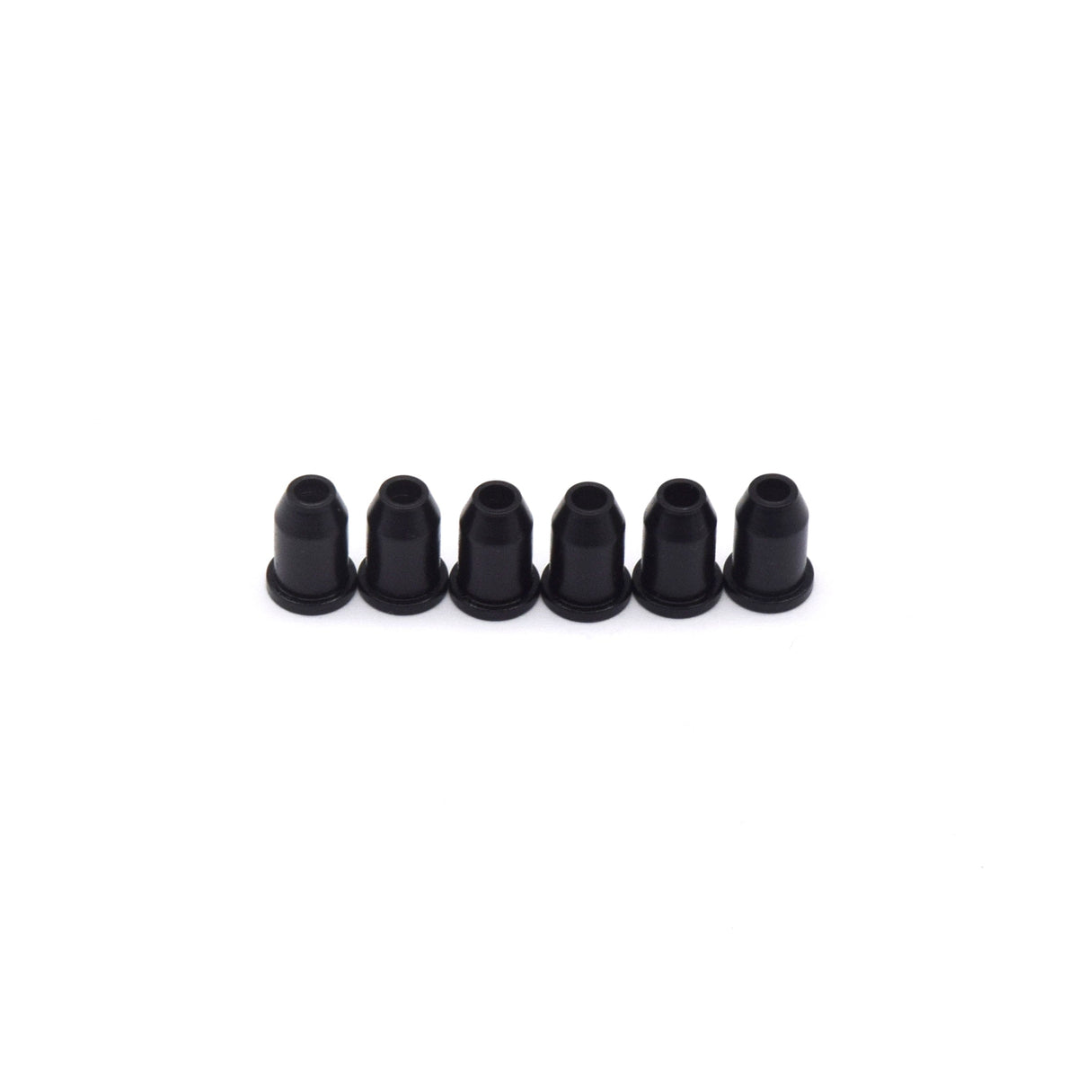 KD By AxLabs String-Through Bullet Ferrules (6), Satin Black