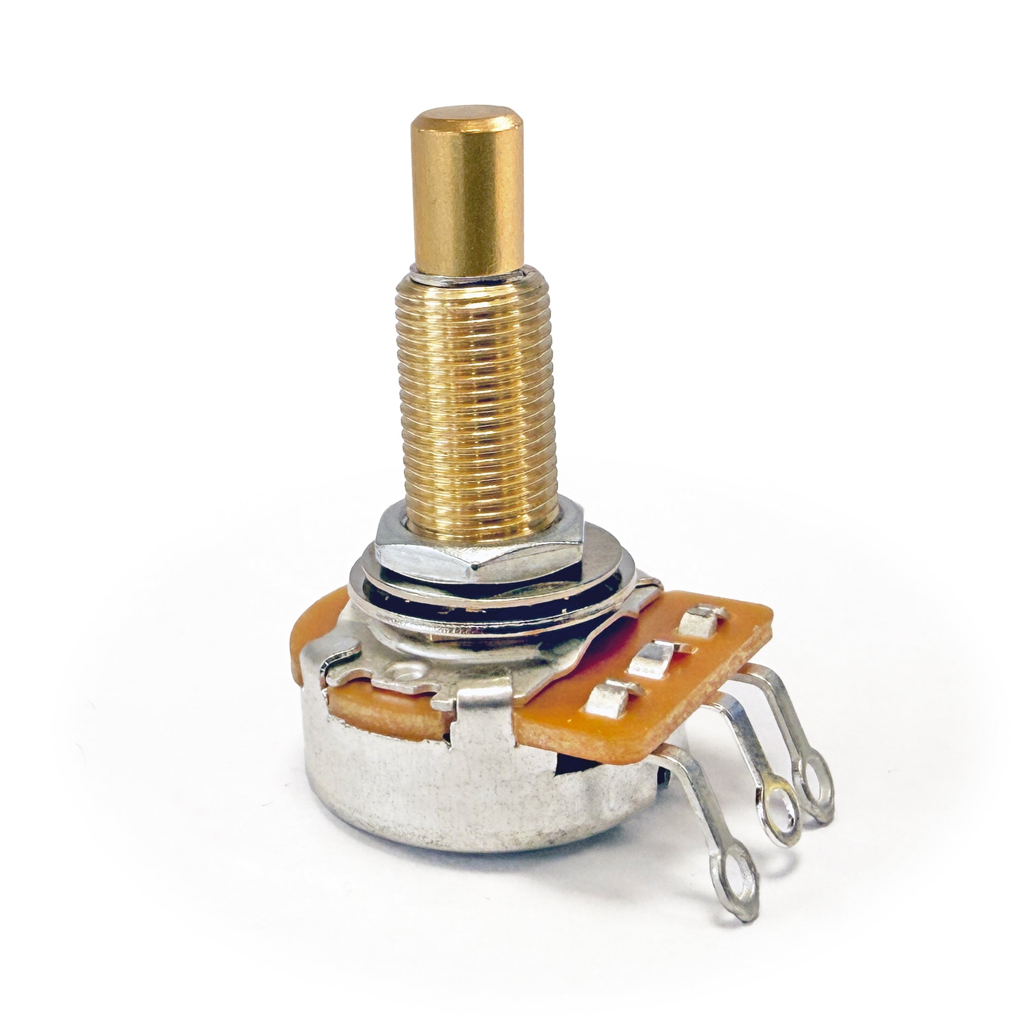 AxLabs 500K Audio Taper Pot, Long Solid 3/8" Shaft