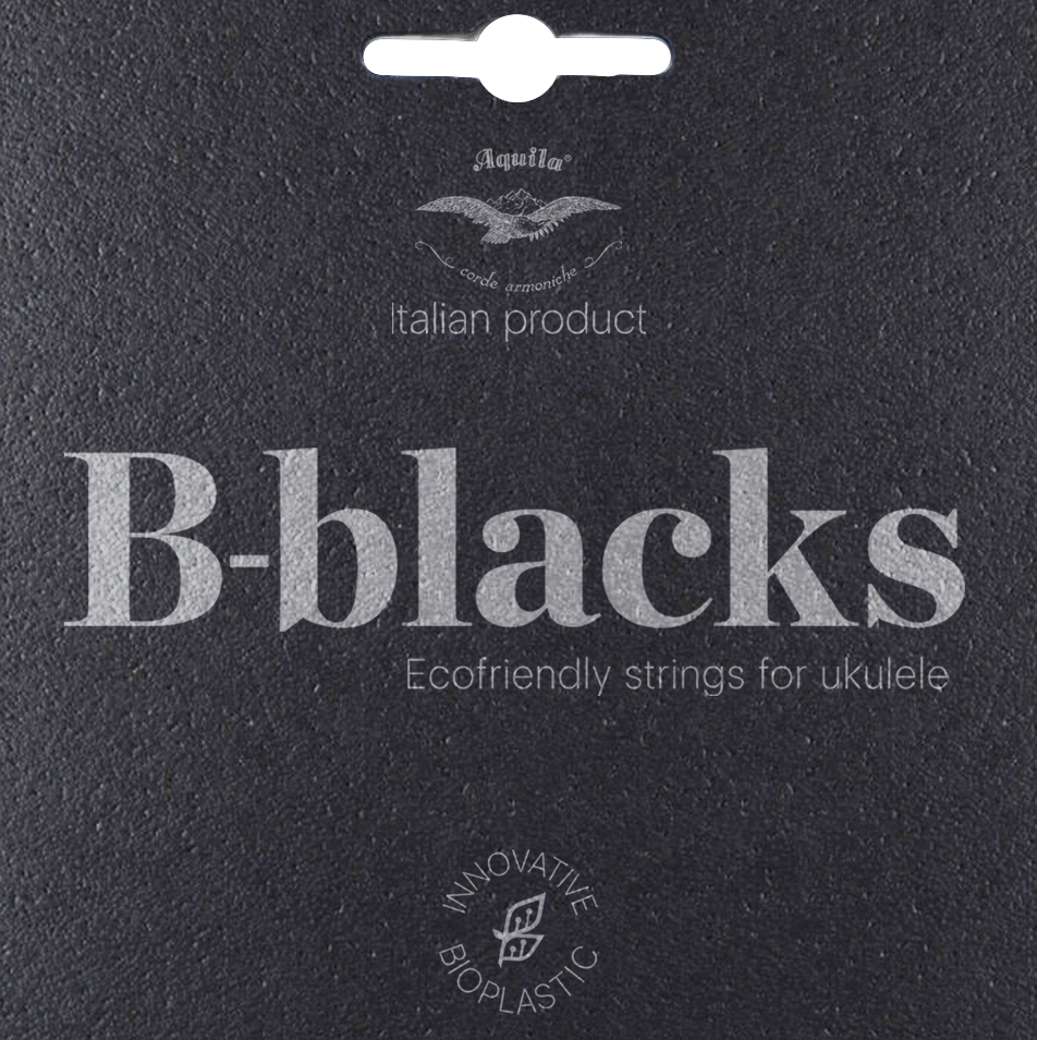 Aquila 180U B-Blacks Soprano Ukulele String Set, High G