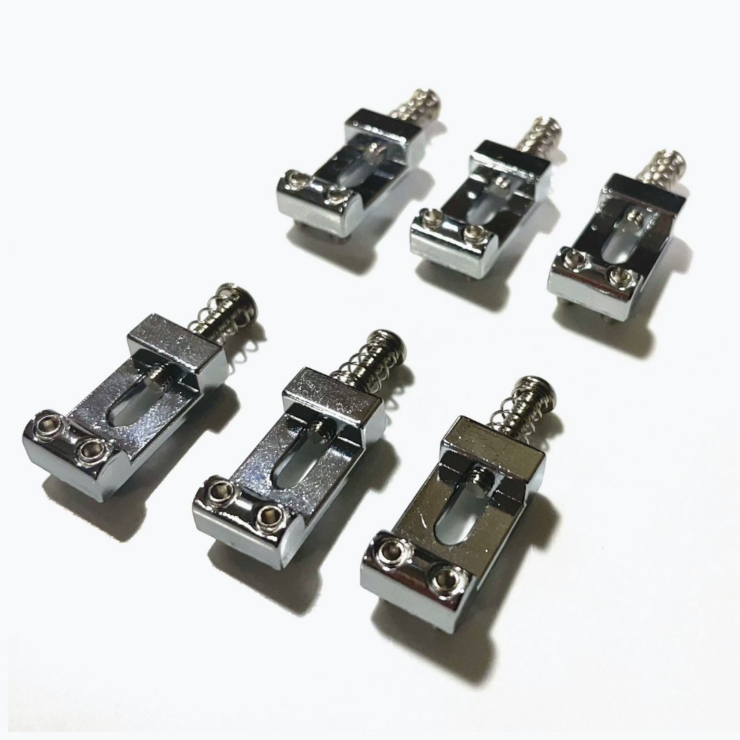 Gotoh Bridge Saddles for Fender Strat (6), Chrome