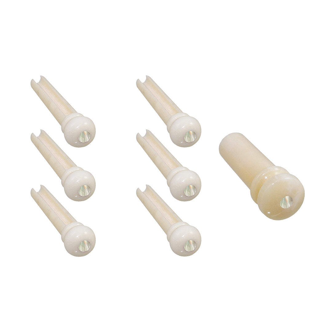 Bridge Pins (6), Camel Bone
