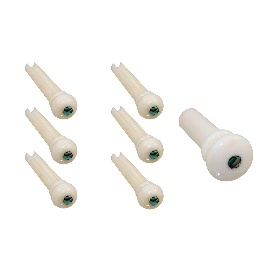Bridge Pins (6), Camel Bone
