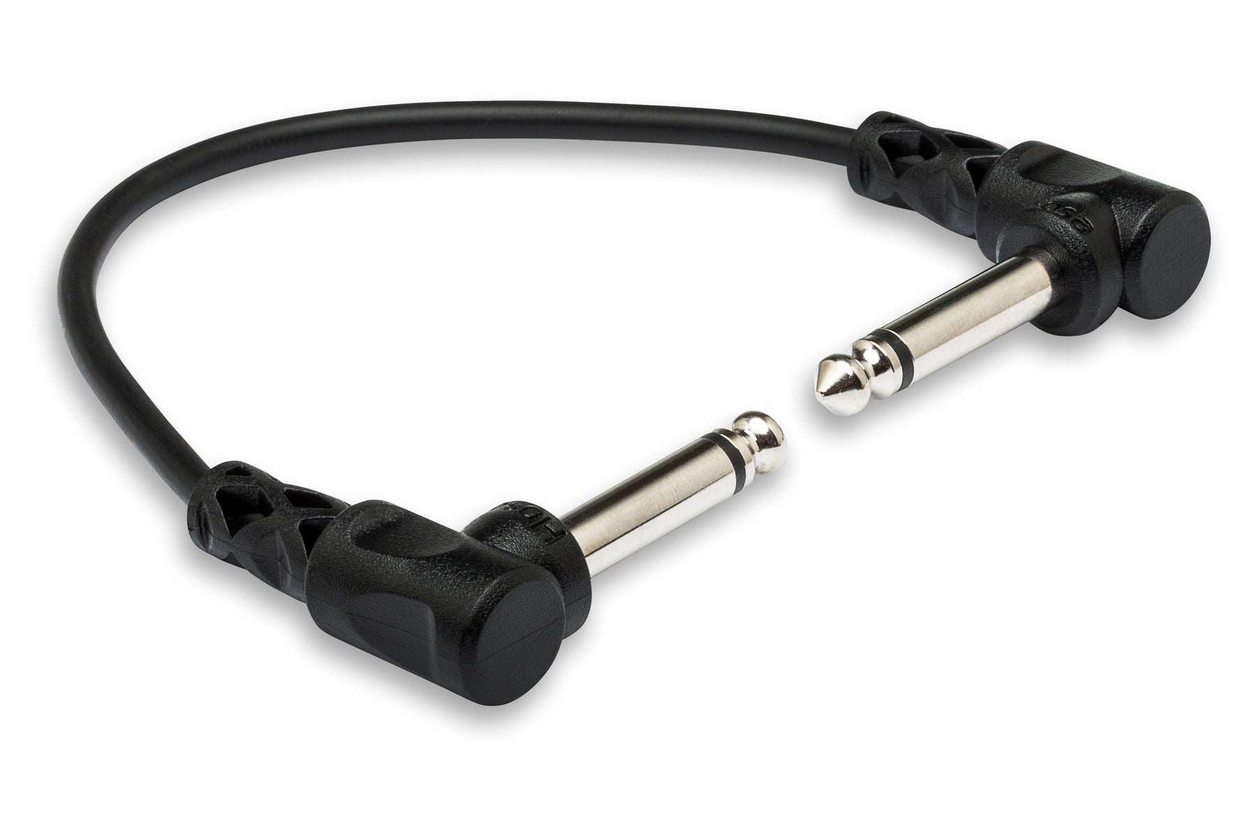 Hosa RA/RA Guitar Patch Cable, 6", Molded