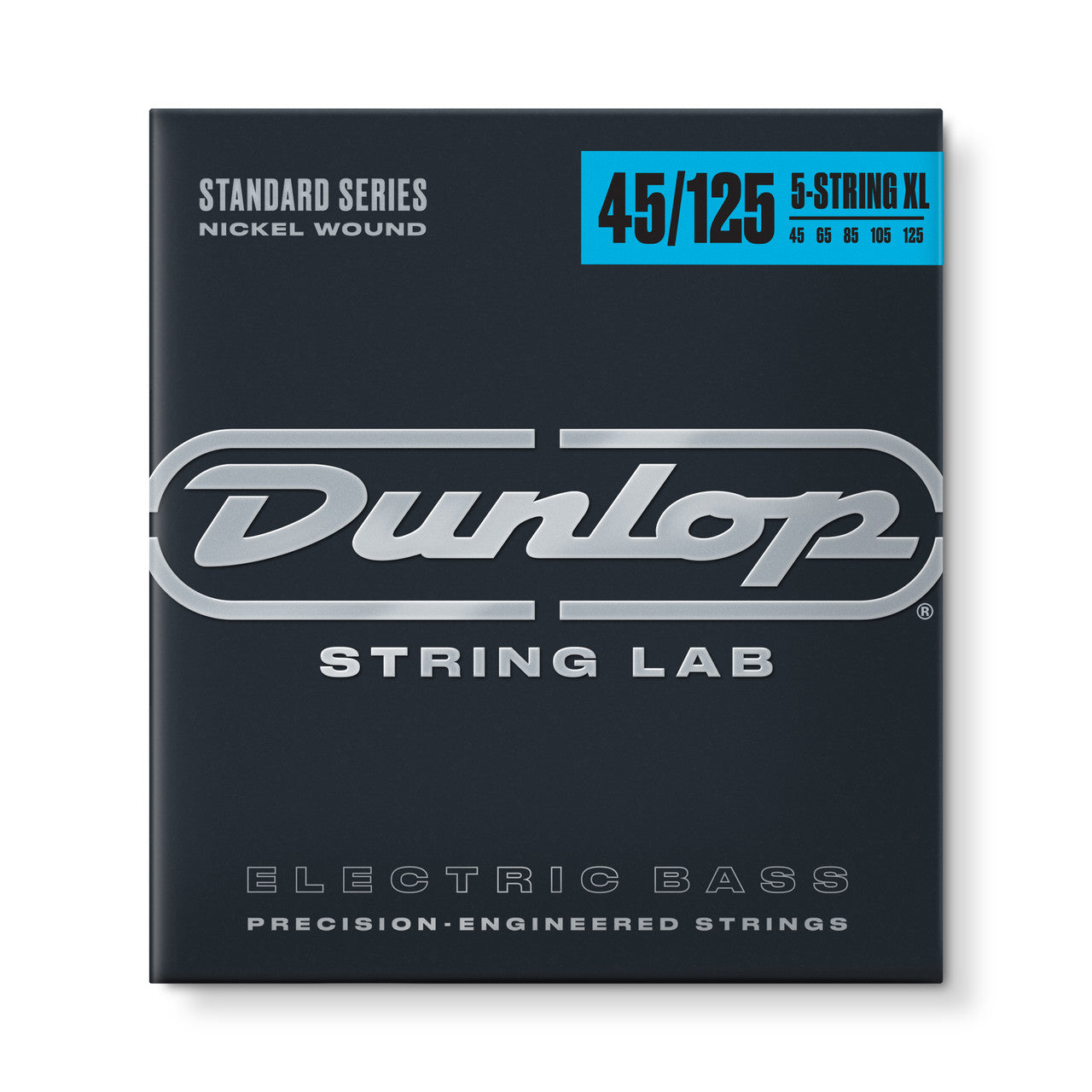 Dunlop Nickel Wound Extra Long 5-String Bass Strings 45-125