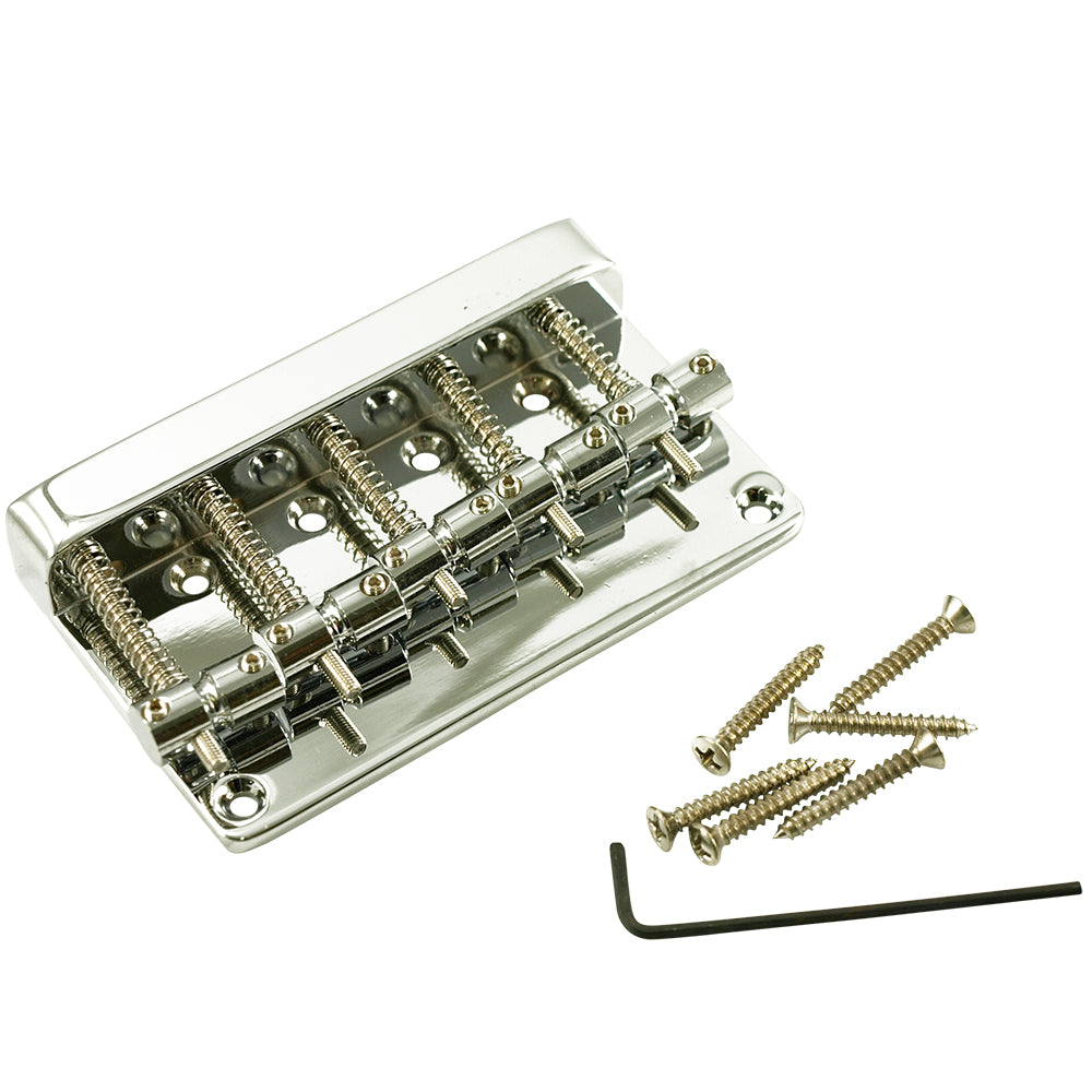 5-String Bridge for Import Bass - Chrome