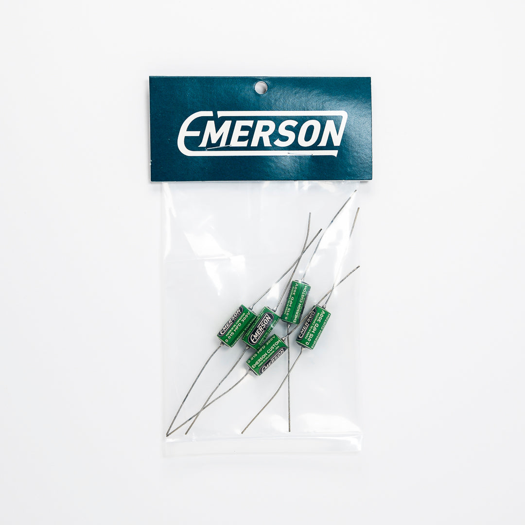 Emerson .015uf Custom Paper-in-Oil Capacitor, Green/Cream