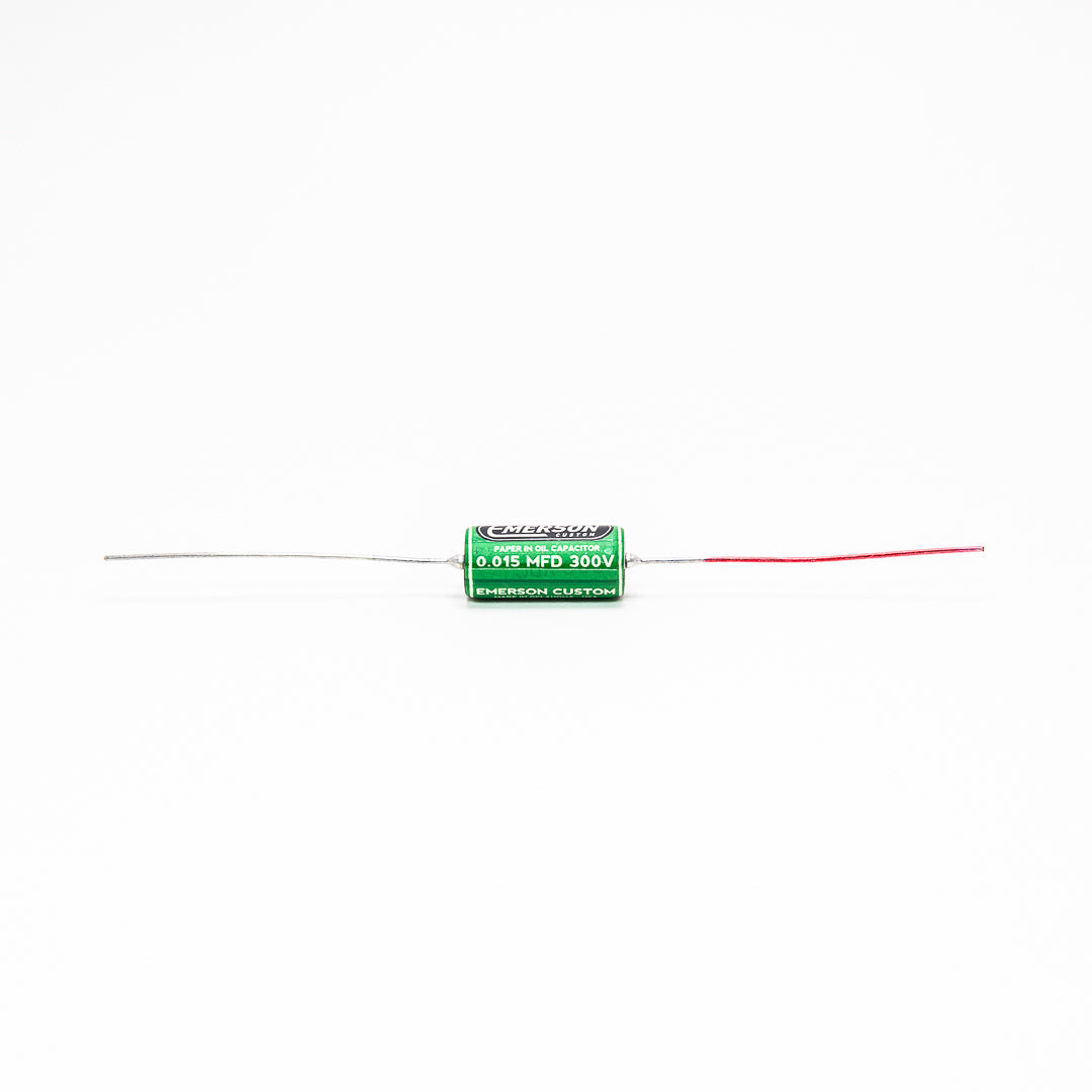 Emerson .015uf Custom Paper-in-Oil Capacitor, Green/Cream