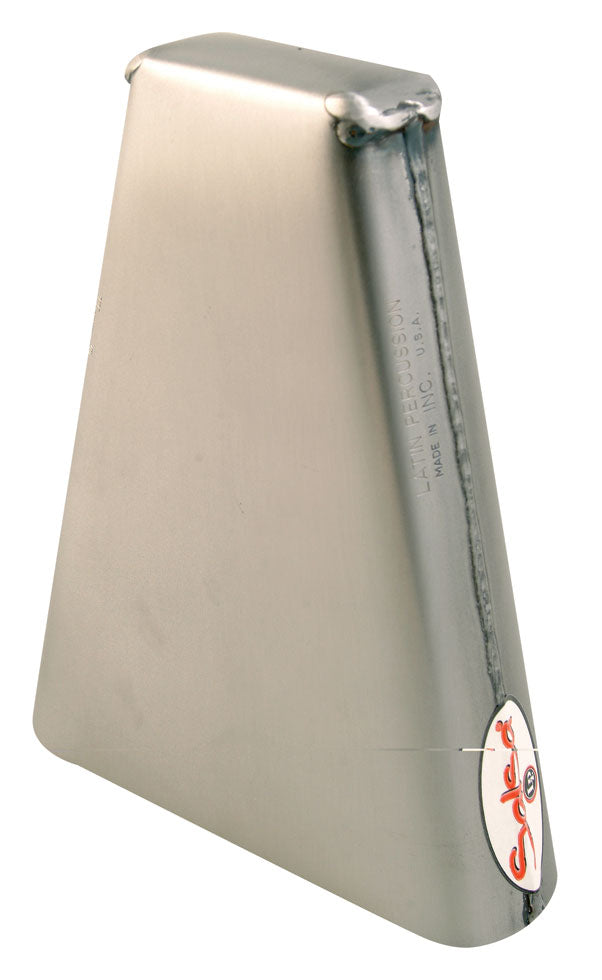 LP Sergio George Salsa 8" Hand Held Cowbell, Brushed Steel