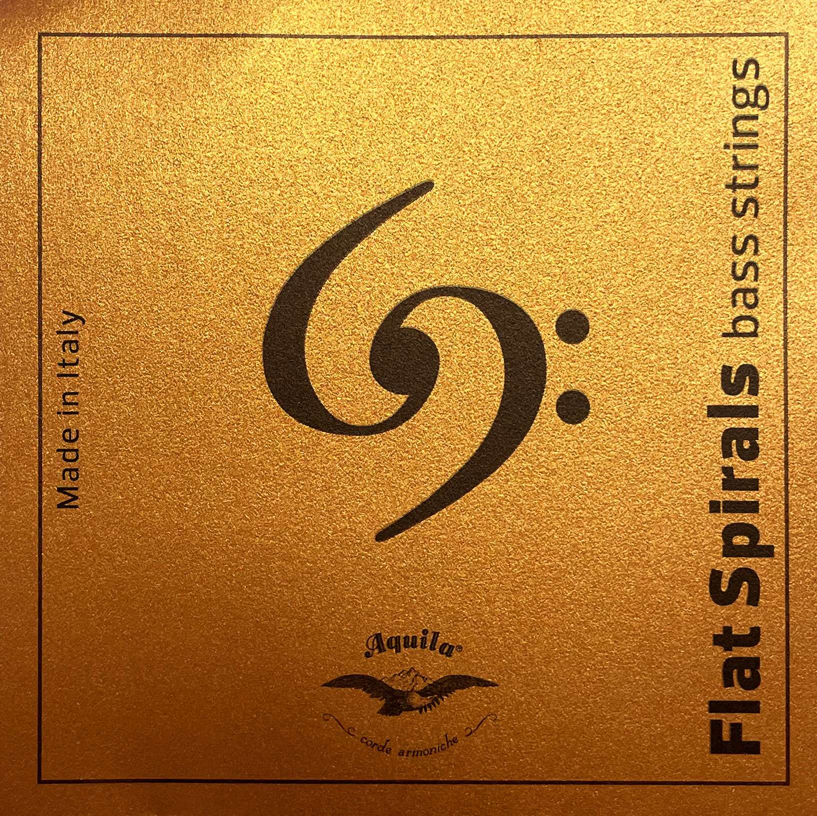 Aquila AQ-FS-4 Flat Spiral 4-String U-Bass String Set