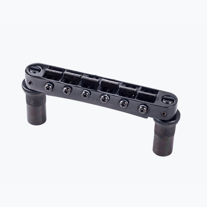 TonePros T3BT Metric Tunematic Guitar Bridge, Large Posts, Notched Saddles