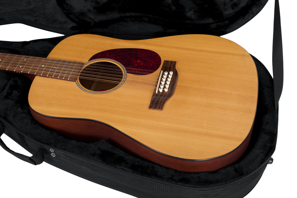Gator GL-DREAD-12 lightweight polyfoam dreadnought guitar case