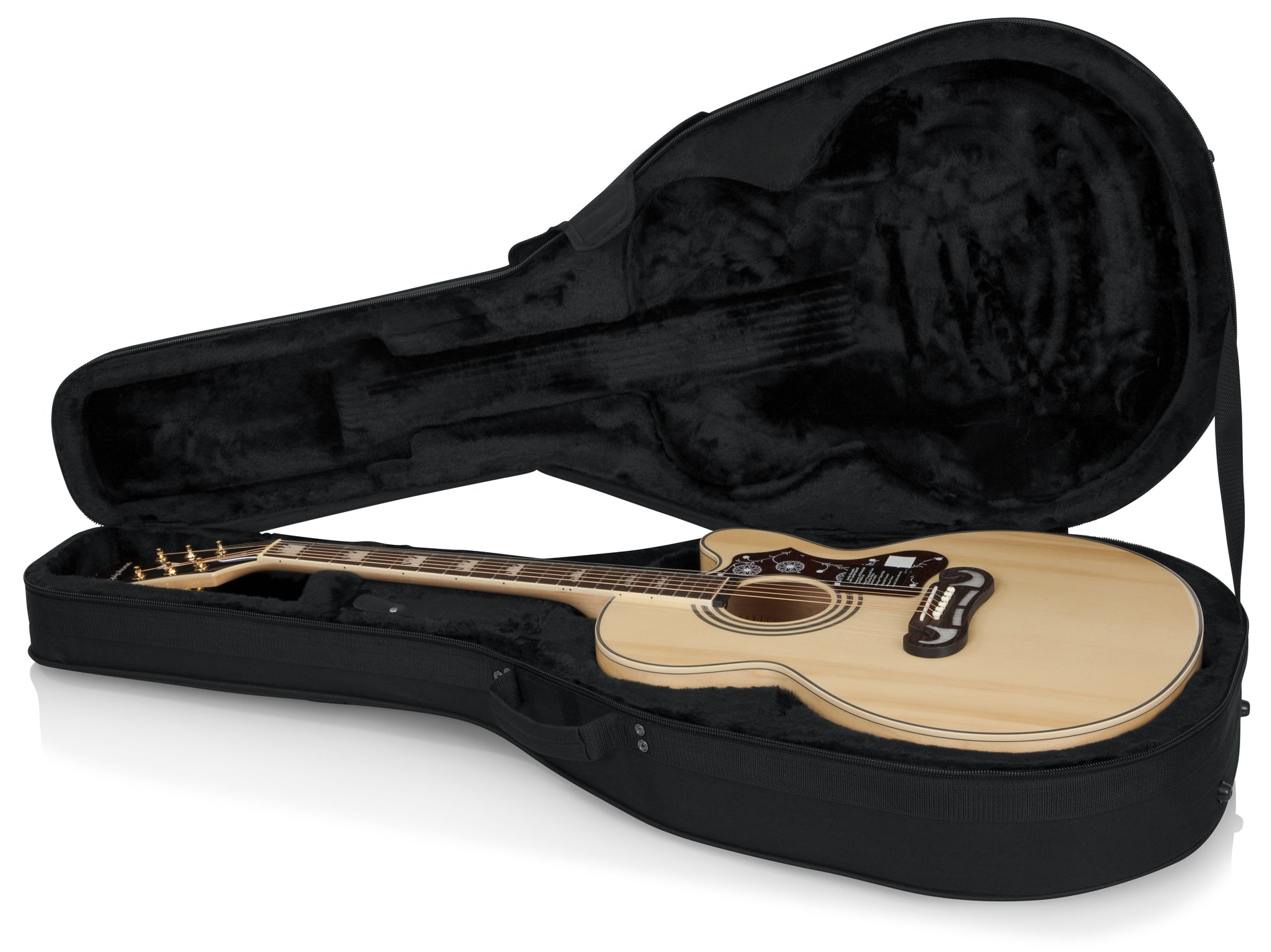 Gator GL-JUMBO lightweight polyfoam jumbo acoustic guitar case