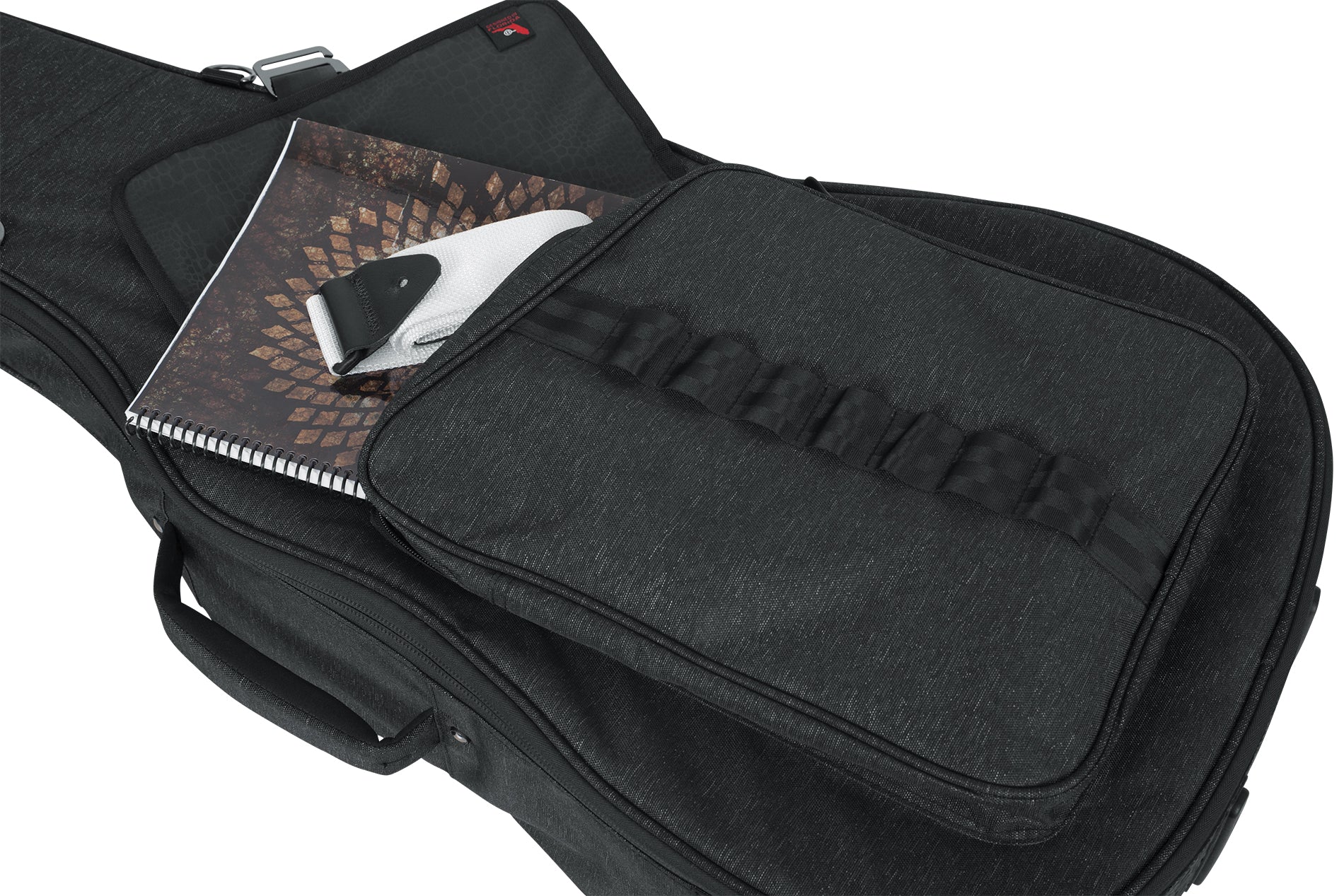 Gator GT-ACOUSTIC-BLK charcoal Transit acoustic guitar gig bag