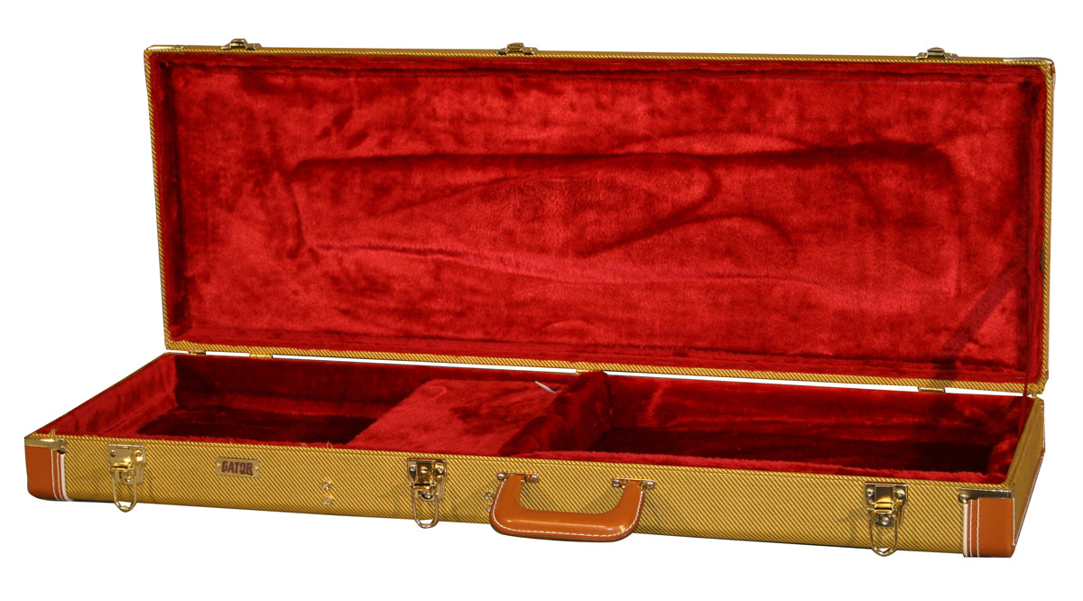 Gator Deluxe Wood Case for Electric Guitars - Tweed