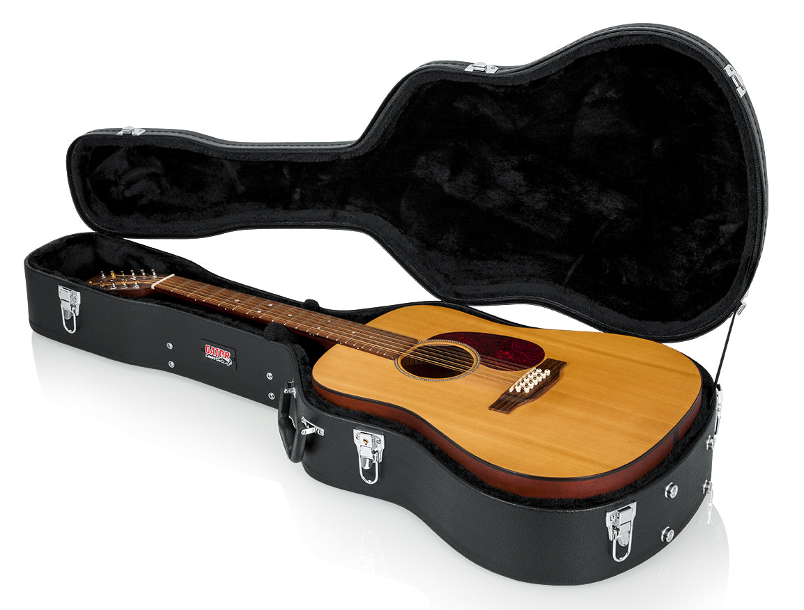 Gator GWE-DREAD 12 hardshell wood dreadnought acoustic guitar case