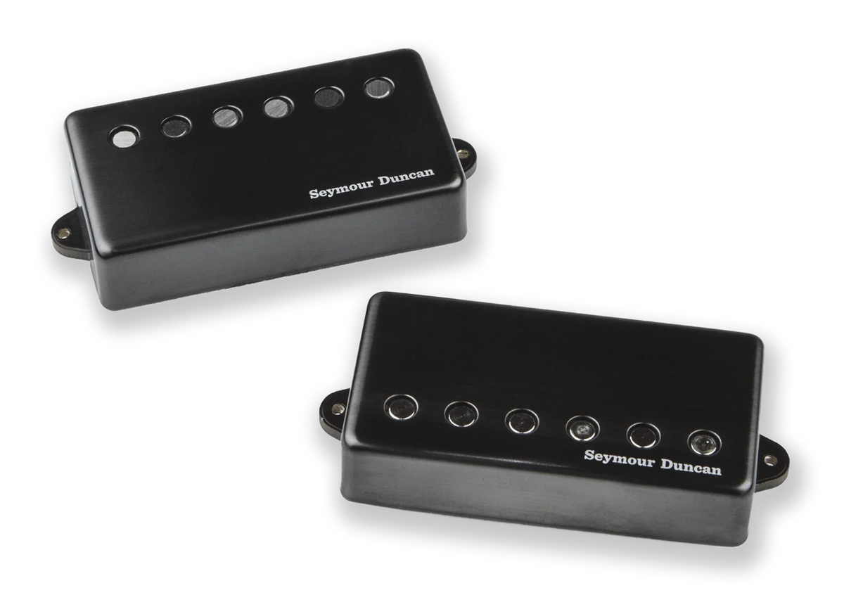 Seymour Duncan Jeff Loomis Humbucker Active Pickup Set, Black Nickel Cover
