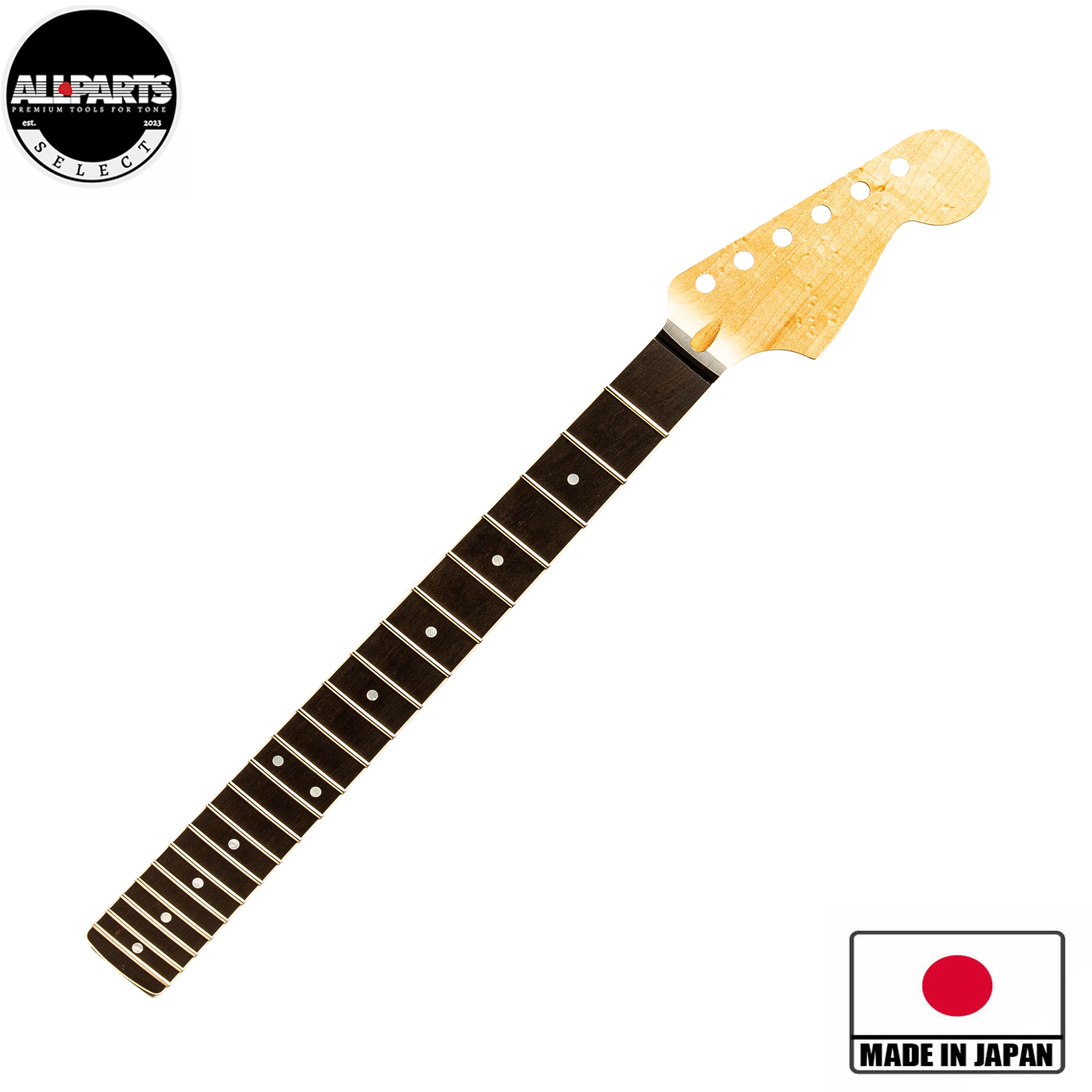 Allparts Select Birds Eye Maple "ULTRA-MOD" Jazzmaster Neck - Licensed by Fender