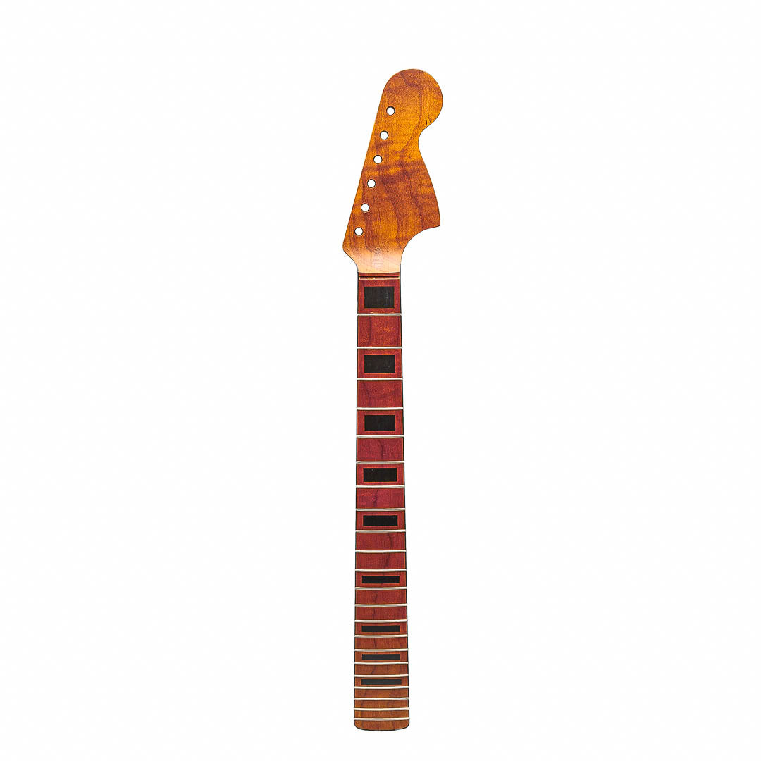 Allparts Select VIN-MOD AAA+ Roasted Flame Maple Jaguar Neck - Licensed by Fender