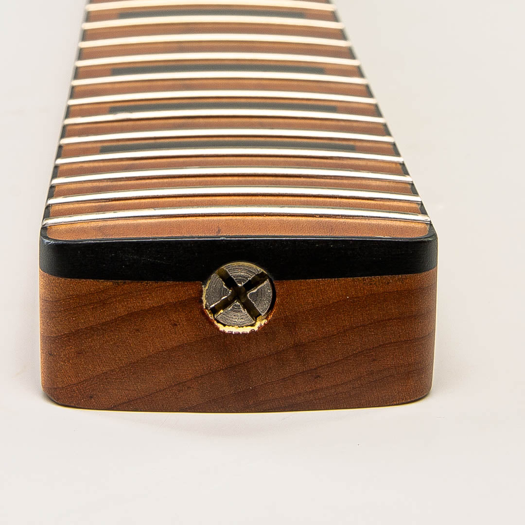 Allparts Select VIN-MOD AAA+ Roasted Flame Maple Jaguar Neck - Licensed by Fender