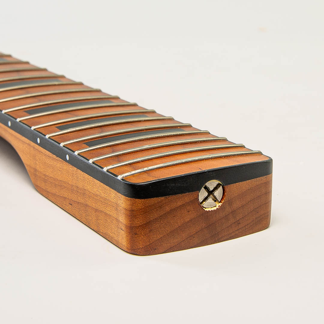 Allparts Select VIN-MOD AAA+ Roasted Flame Maple Jaguar Neck - Licensed by Fender