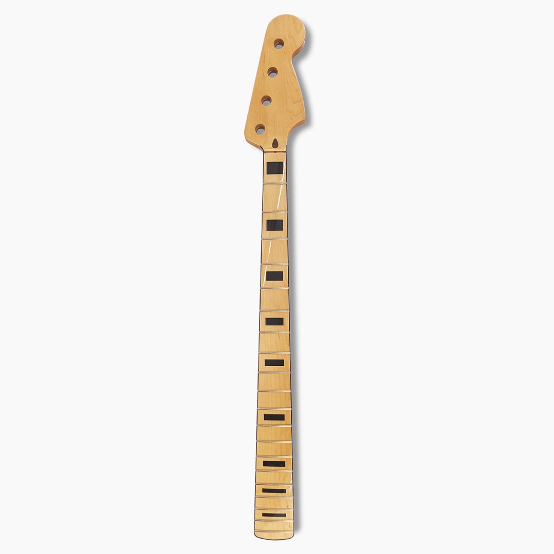 Allparts Licensed by Fender Neck for Jazz Bass, Vintage Tint, Black Inlay